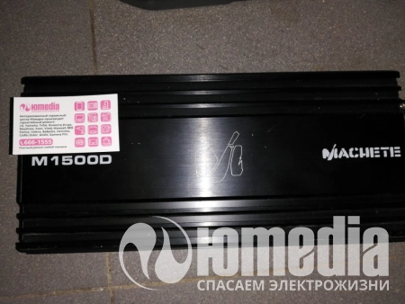 Ремонт усилителей звука machete m1500d
