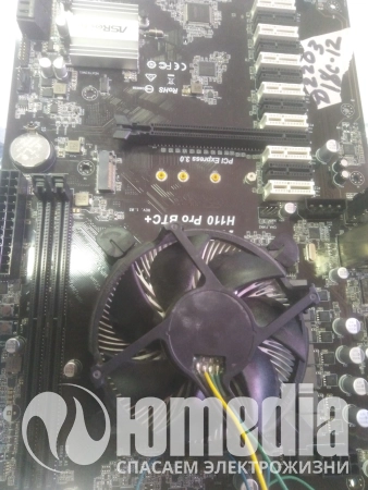 Ремонт материнских плат ASRock H110 Pro btc+