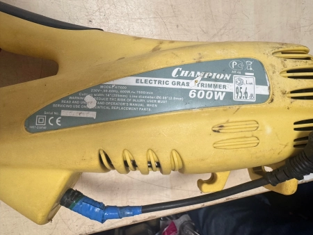 Ремонт садовых триммеров Champion 600W