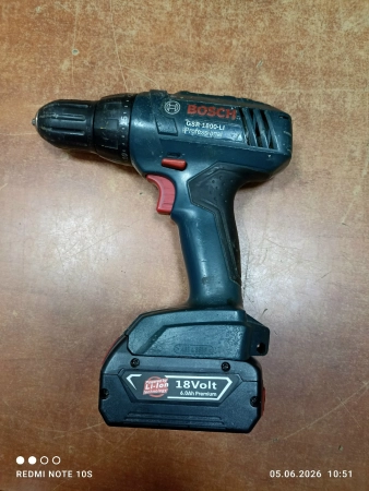 Ремонт шуруповертов Bosch GSR 1800-LI