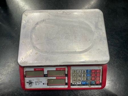 Ремонт торговых весов CAS acs-779