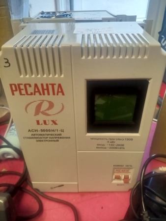 Ремонт стабилизаторов напряжения РЕСАНТА АСН-5000Н/1-Ц