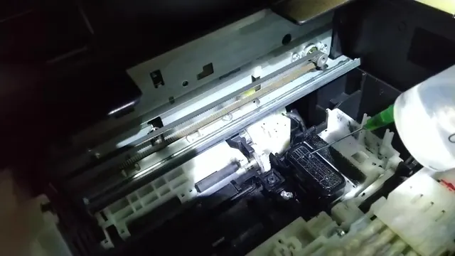 Прочистка печатающей головки в струйном принтере Epson