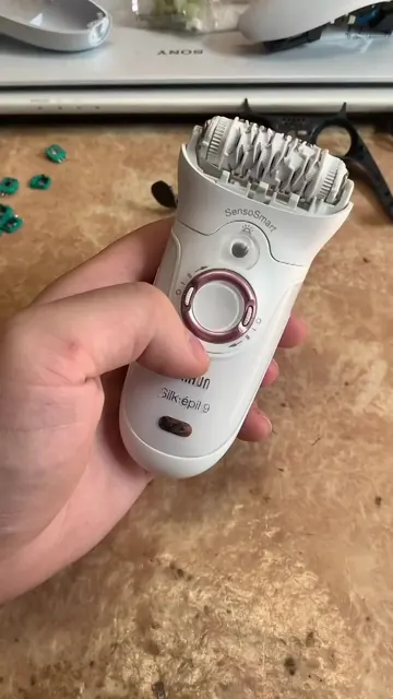 Быстро разряжается эпилятор Braun Silk epil 9